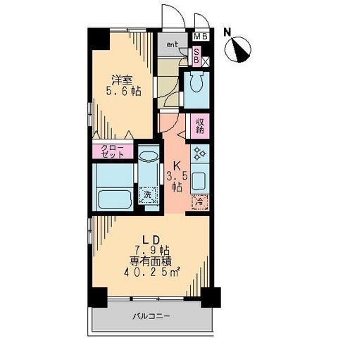 リヴェール三軒茶屋の間取り