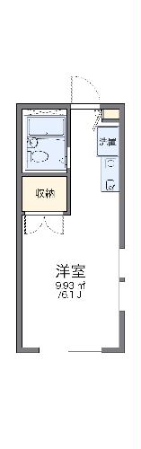 レオパレス島田黒石第1の間取り
