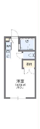レオパレス藤宮・202号室の間取り