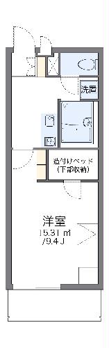 レオパレス橙の間取り