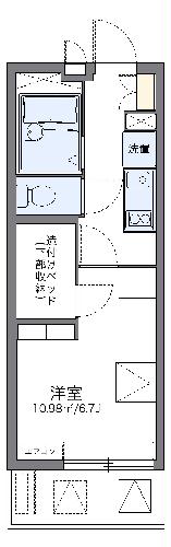レオパレスハイ ウッド 中平の間取り