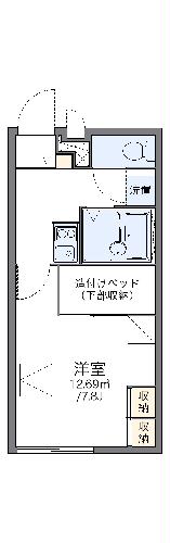 レオパレス桂の間取り