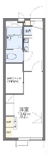 レオパレスプリミエールの間取り