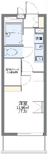 レオパレスイターナル原の間取り