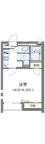 クレイノレーヴ かえでの間取り