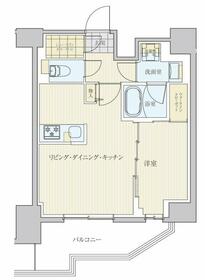 リビオメゾン南砂町・1306号室の間取り