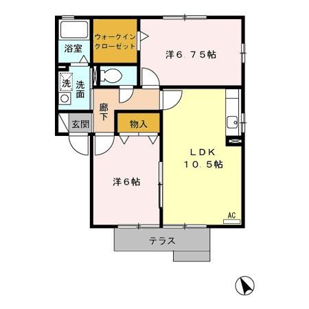 ジュネス美彩の間取り