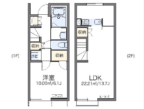 レオネクストネクスト楠の間取り
