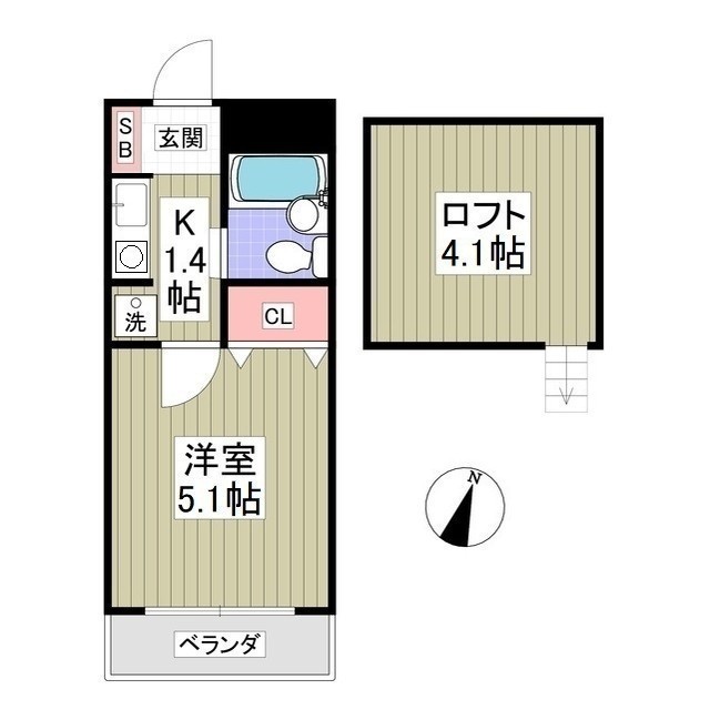 グリーンコーポの間取り