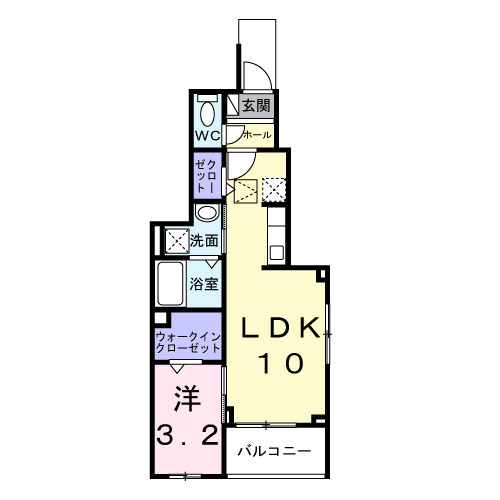 ワンズ ホーム ヴィレッジ Ⅱの間取り