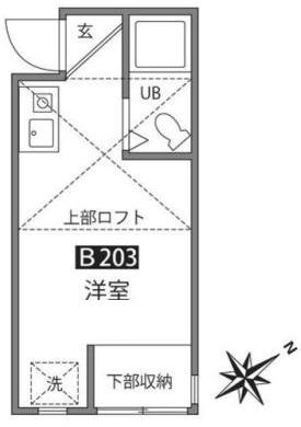 レジデンス中和泉B号棟の間取り