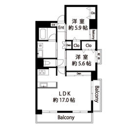 メイト扇の間取り