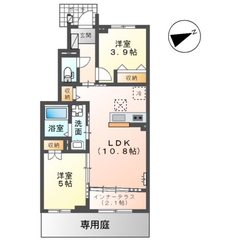 ヴェールの間取り