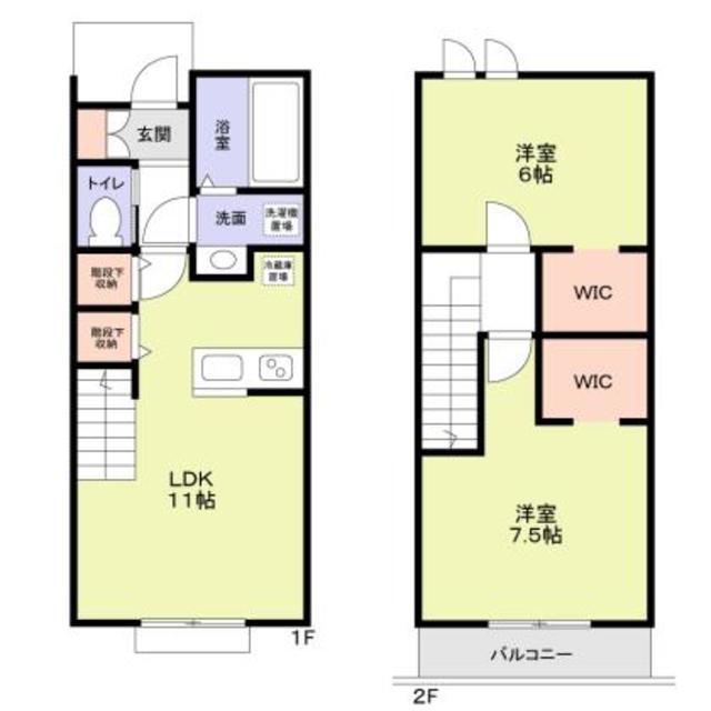 （仮称）白岡市小久喜計画（４戸）・103号室の間取り