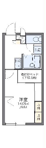 レオパレスeggplantの間取り
