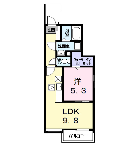 F 2(エフ)の間取り