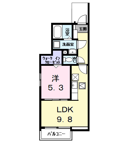 F 2(エフ)の間取り