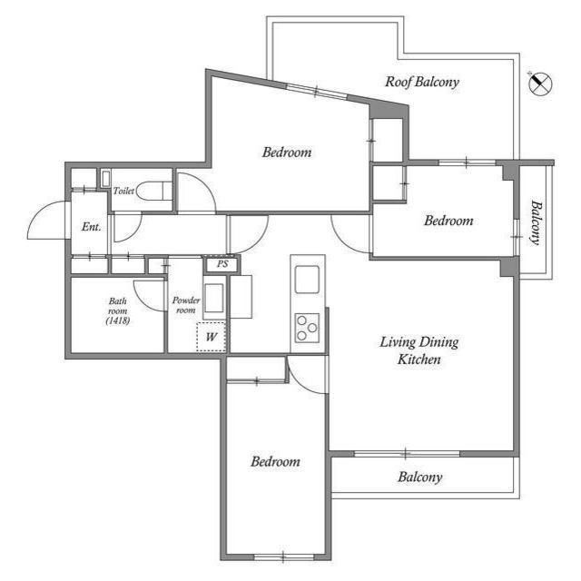 ACP Residence 新江古田の間取り