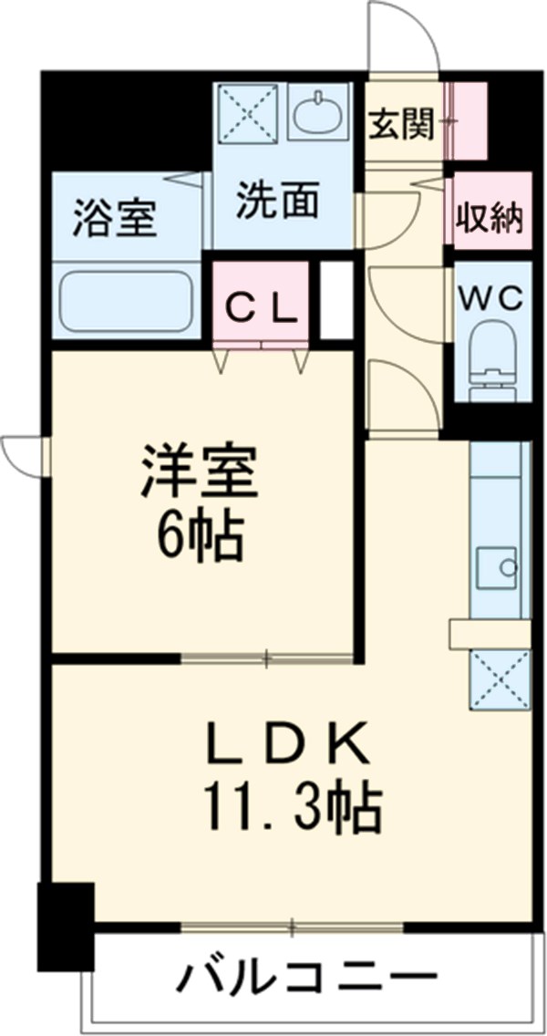 ベルデュールⅢの間取り