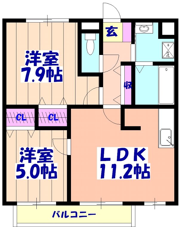 Hills’Kの間取り