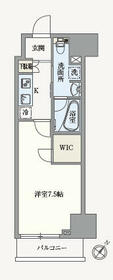 アジールコート汐浜キャナル・0209号室の間取り