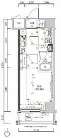 ＬＵＭＥＥＤ大島・202号室の間取り