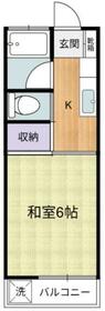 メゾン東大泉・203号室の間取り