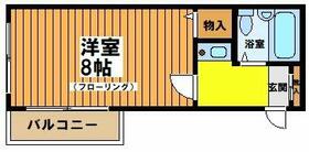 レオパレス幡ヶ谷第2の間取り