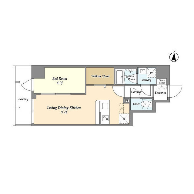 グランエール森下WESTの間取り