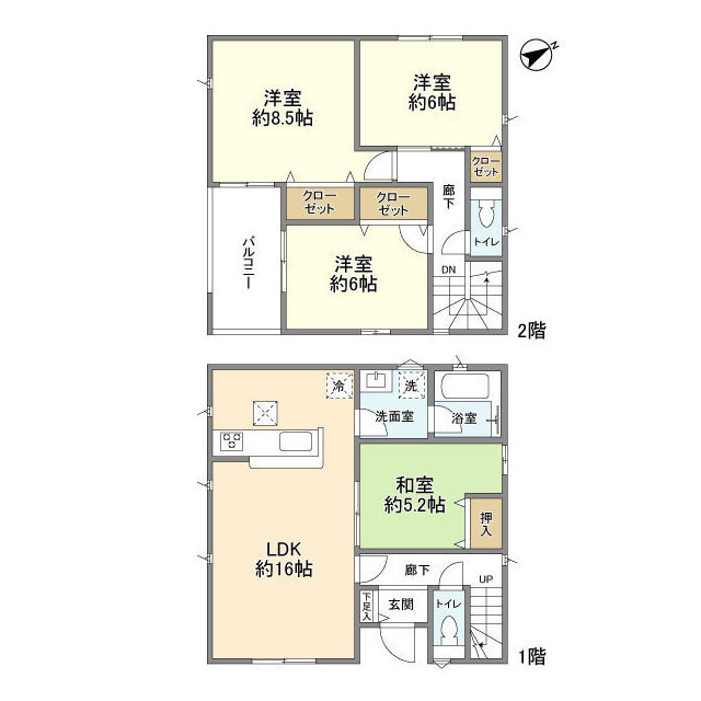 Kolet千葉川戸町 #02の間取り