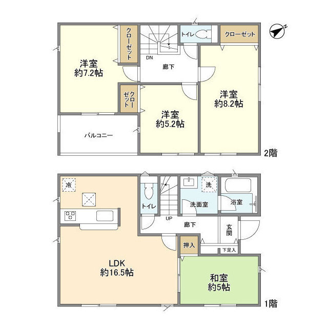 Kolet千葉川戸町の間取り