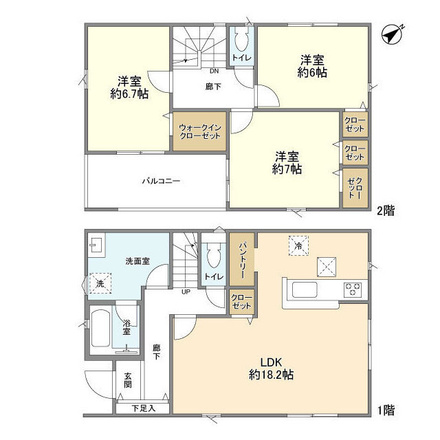 Kolet岩槻北の間取り