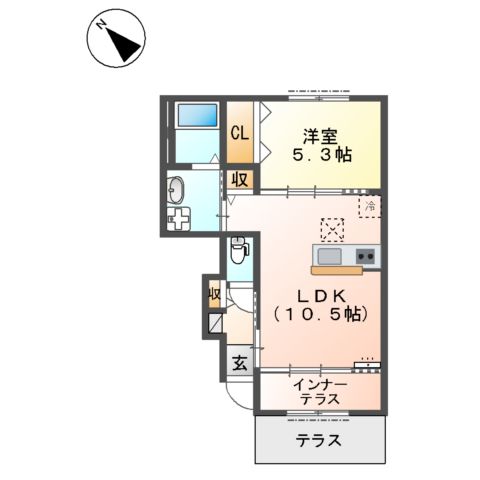 アートブランチの間取り