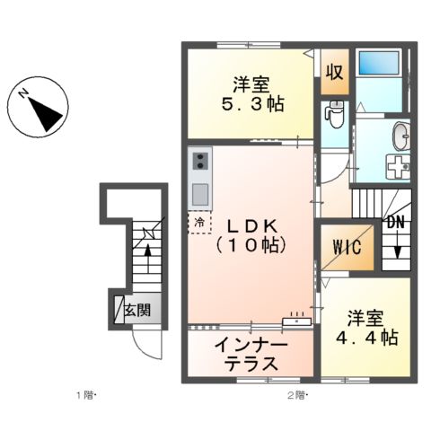 アートブランチの間取り