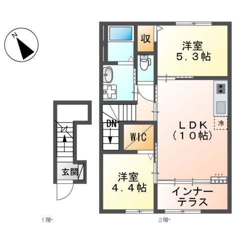 アートブランチの間取り