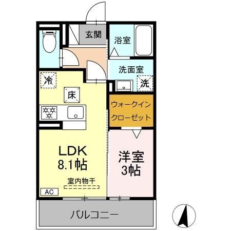 ソレイユの間取り