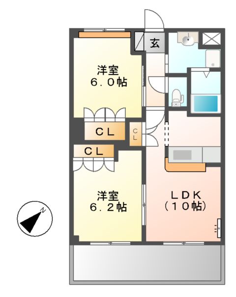 フィールドピアEの間取り