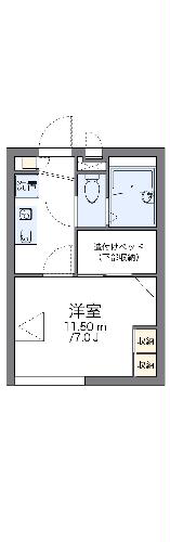 レオパレスハピネスの間取り