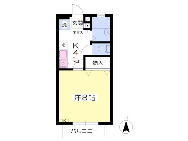 エスポワールⅠの間取り
