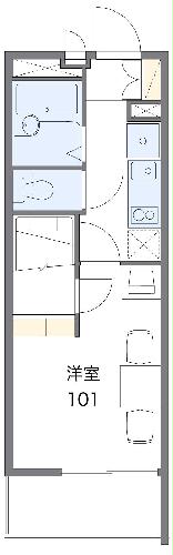 レオパレスコンフォート上社の間取り