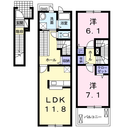 サニーNT Aの間取り
