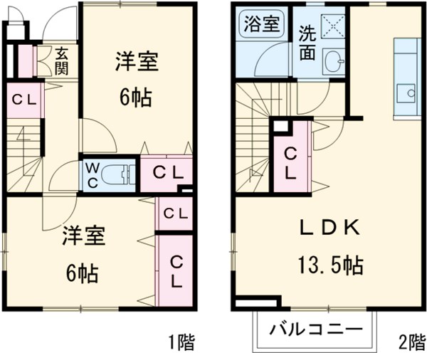 アーバンコート亀城の間取り