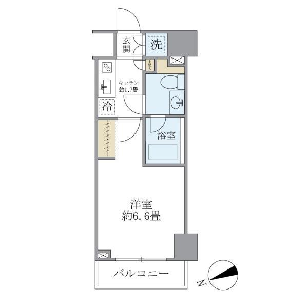 KDXレジデンス文京湯島の間取り
