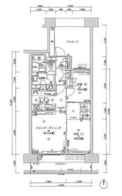 パークホームズ東陽町キャナルアリーナ・1406号室の間取り