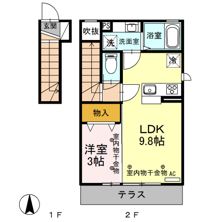YAHATA HOUSE KIKUの間取り