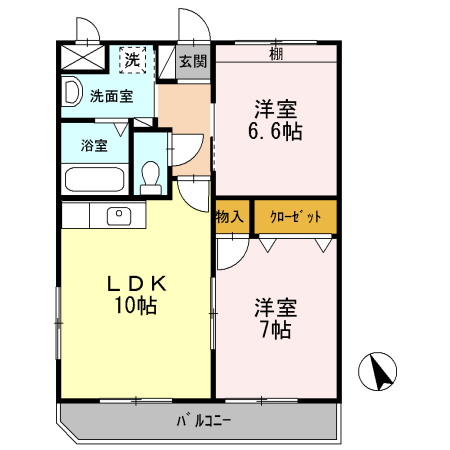 アベニールの間取り