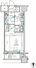 ベルシード新宿中落合・303号室の間取り