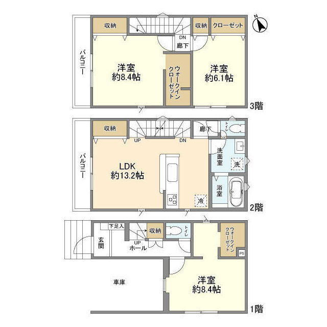 Kolet川口芝塚原の間取り