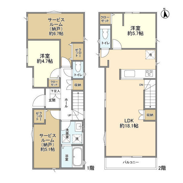 Kolet矢川#05の間取り