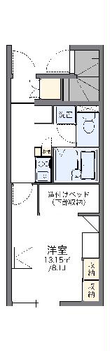 レオパレス宮前の間取り